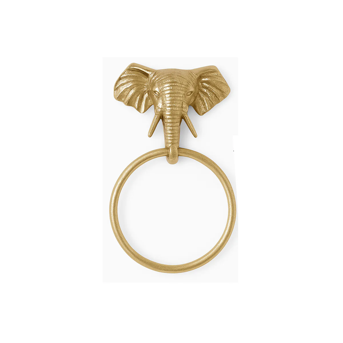 Metallic Gold Elephant Towel Ring - Image 6