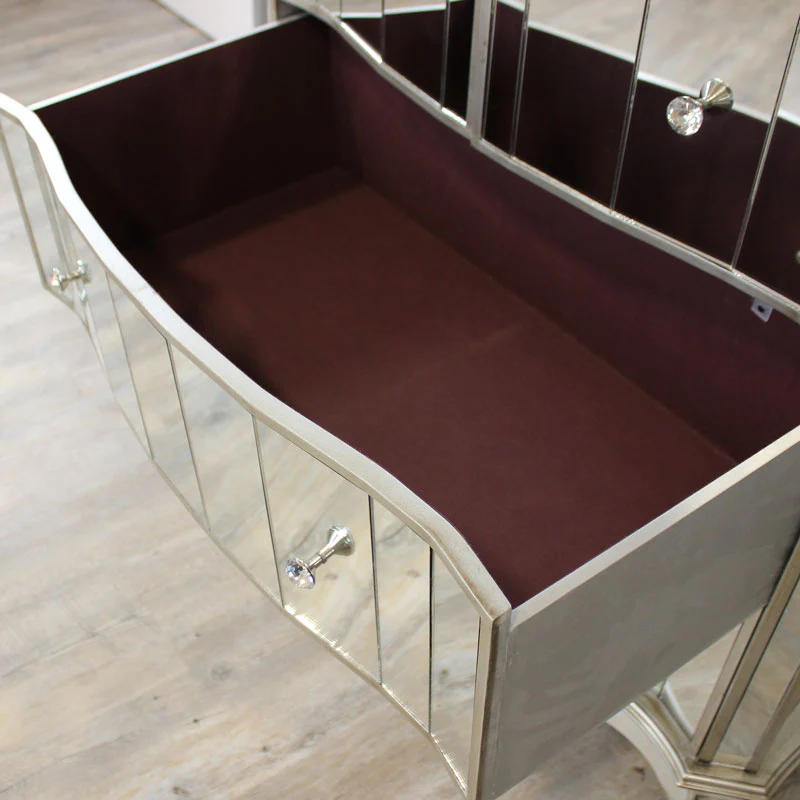 Mirrored Chest of Drawers - Tiffany Range - Image 4