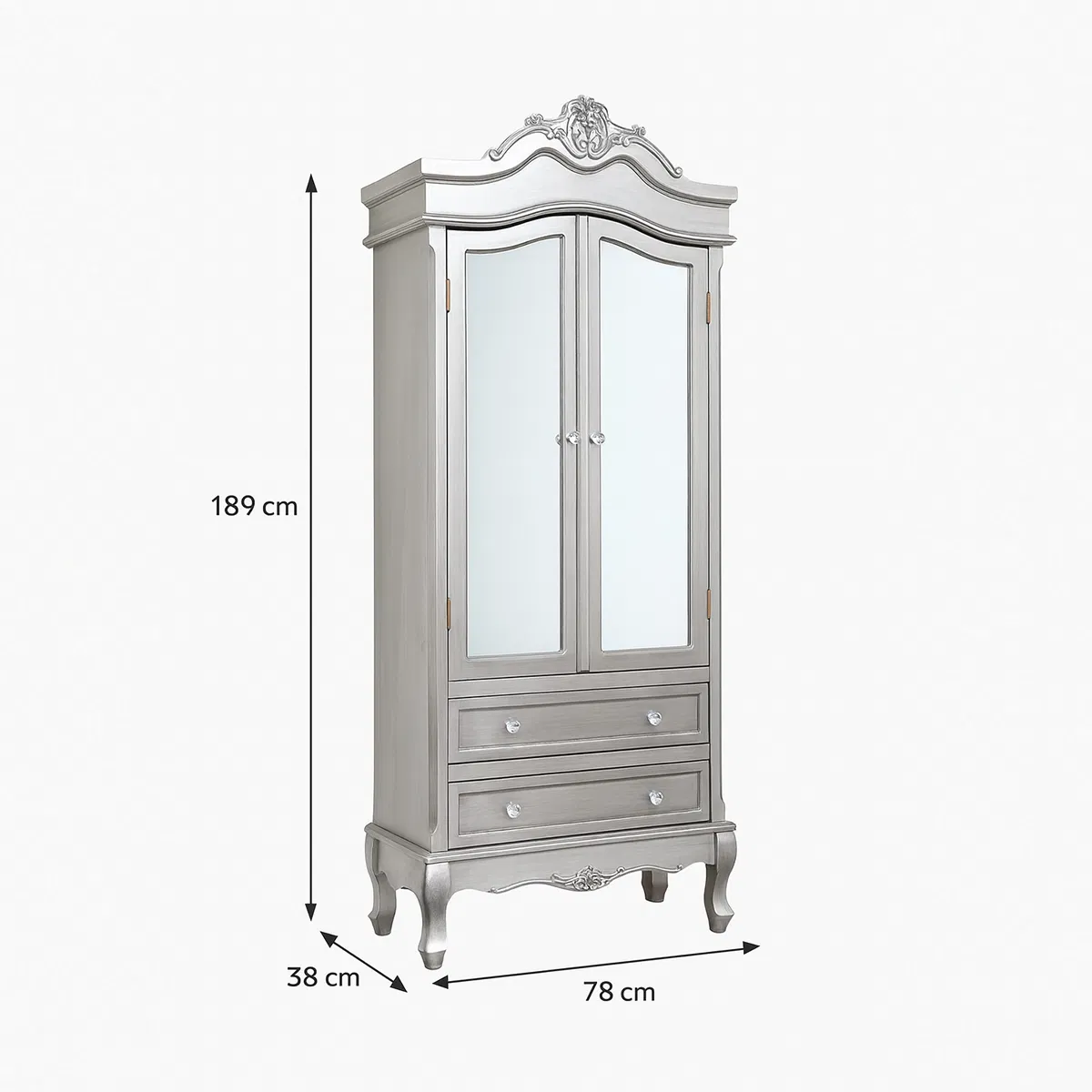 Mirrored Closet & Chest of Drawers - Tiffany Range - Image 5