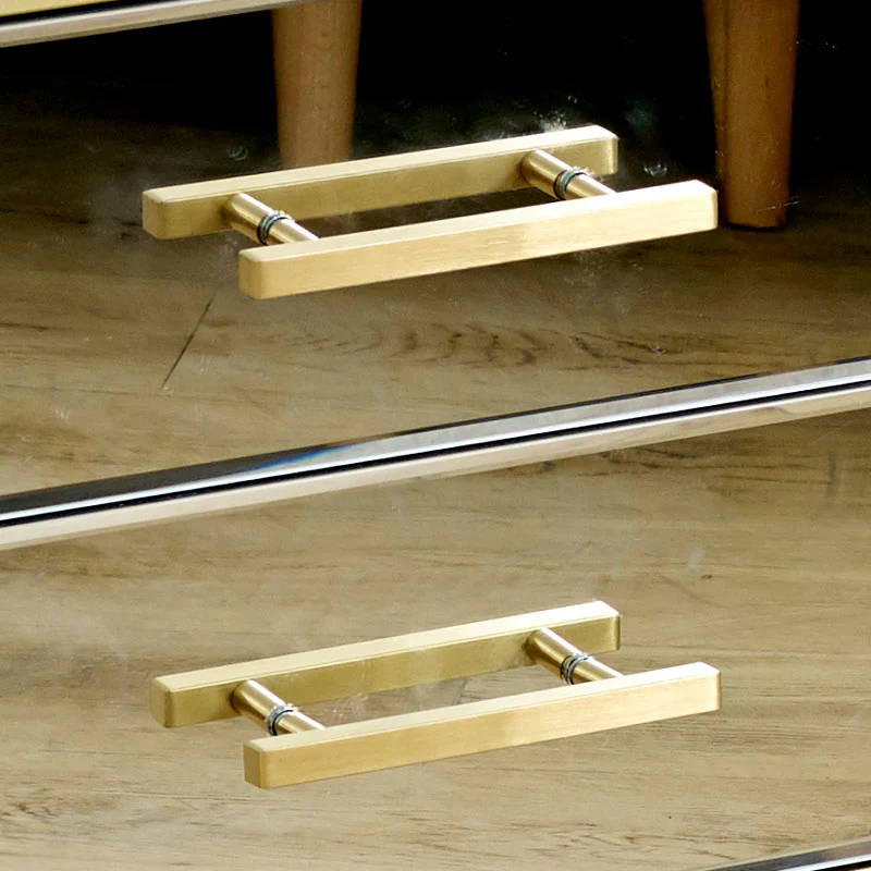 Pair of Gold Mirrored Bedside / Occasional Tables - Venus Range - Image 4