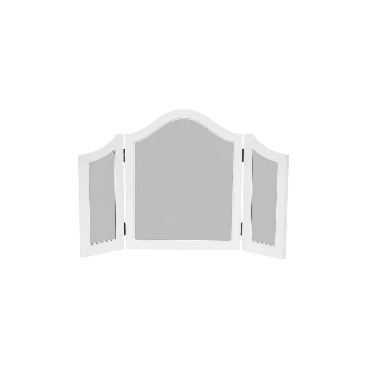 Antique White Triple Dressing Table Mirror - Pays Blanc Range - Image 7
