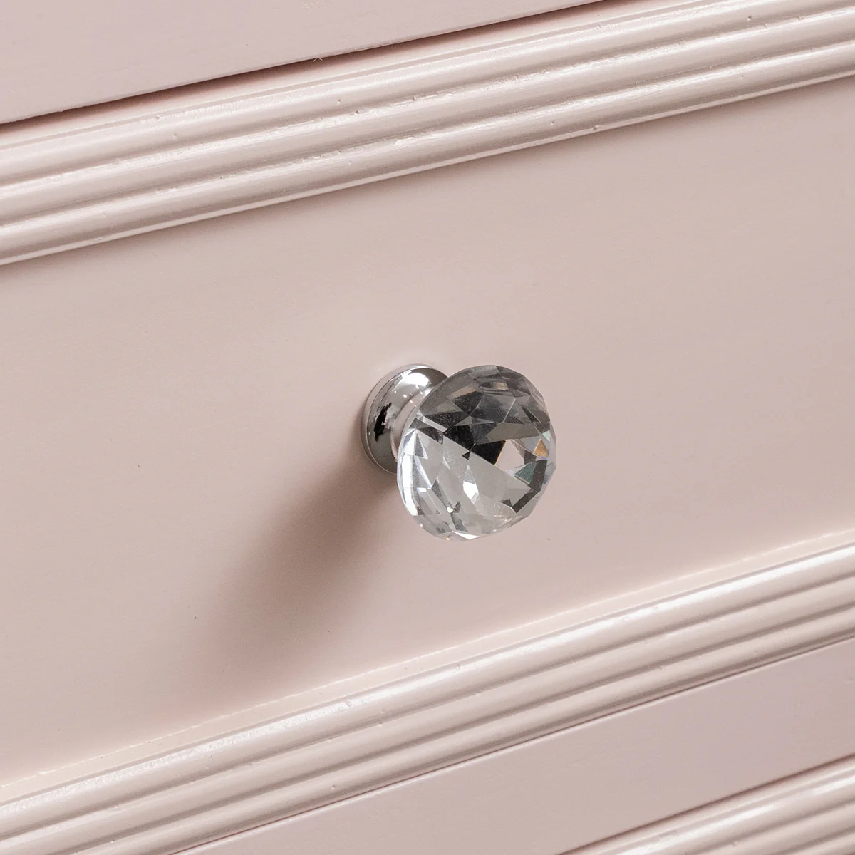 Pink 3 Drawer Bedside Table - Sophia Pink Range - Image 4