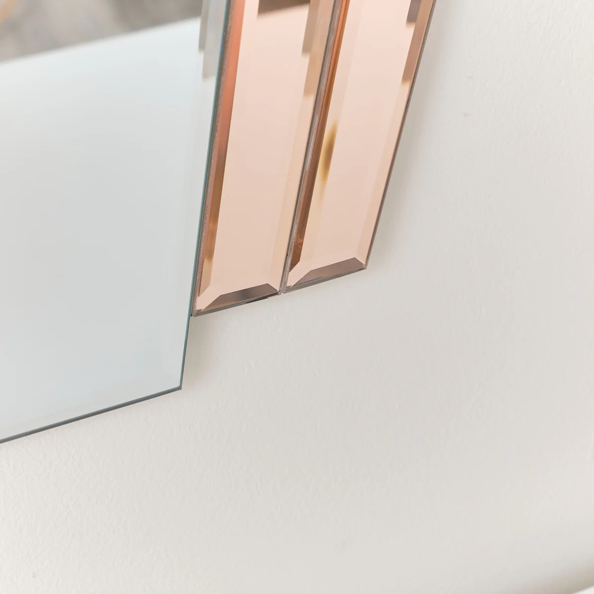 Pink Art Deco Fan Wall Mirror - 60cm x 48cm - Image 3