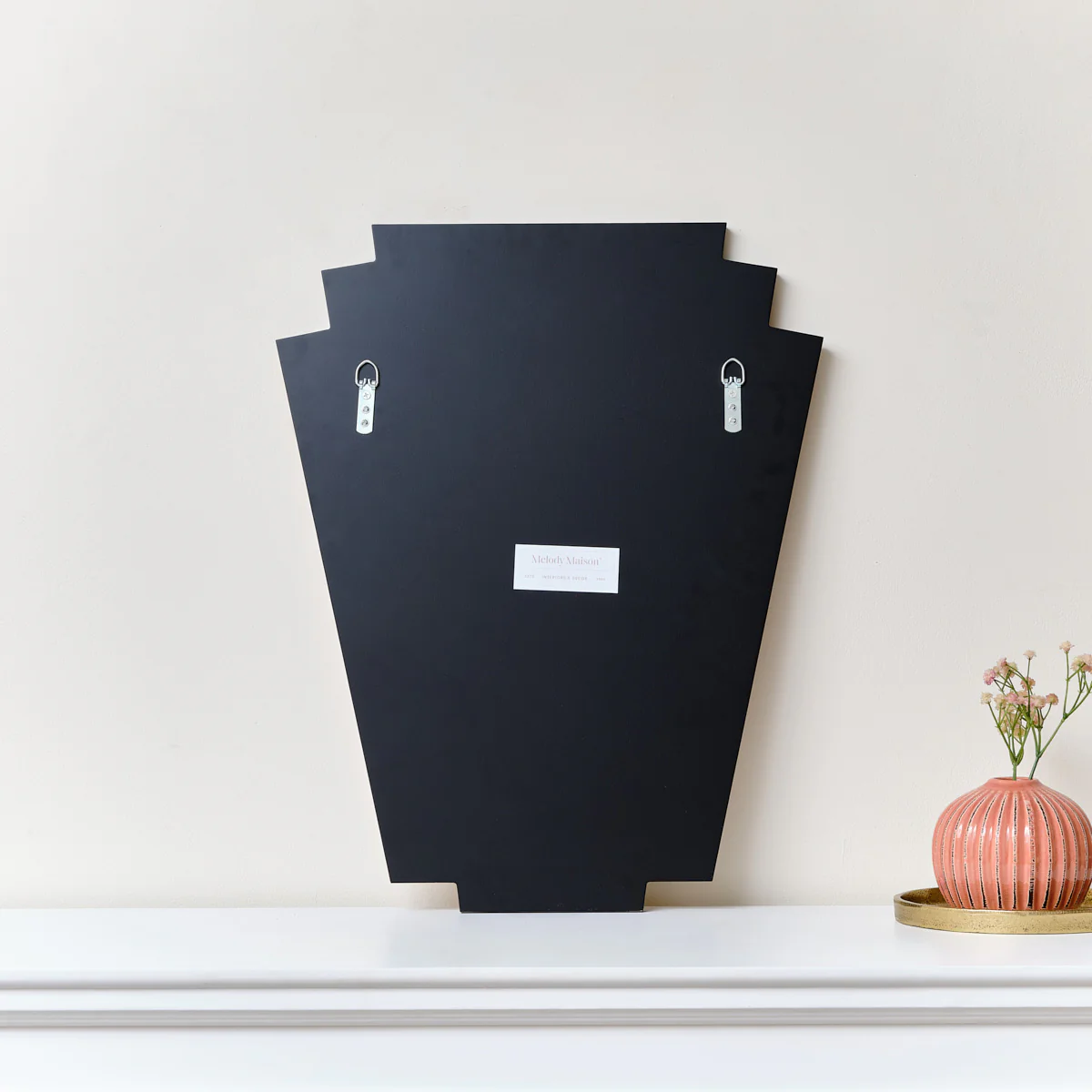 Pink Art Deco Fan Wall Mirror - 60cm x 48cm - Image 5