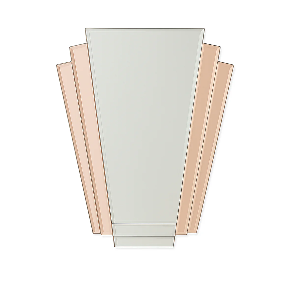 Pink Art Deco Fan Wall Mirror - 60cm x 48cm - Image 8