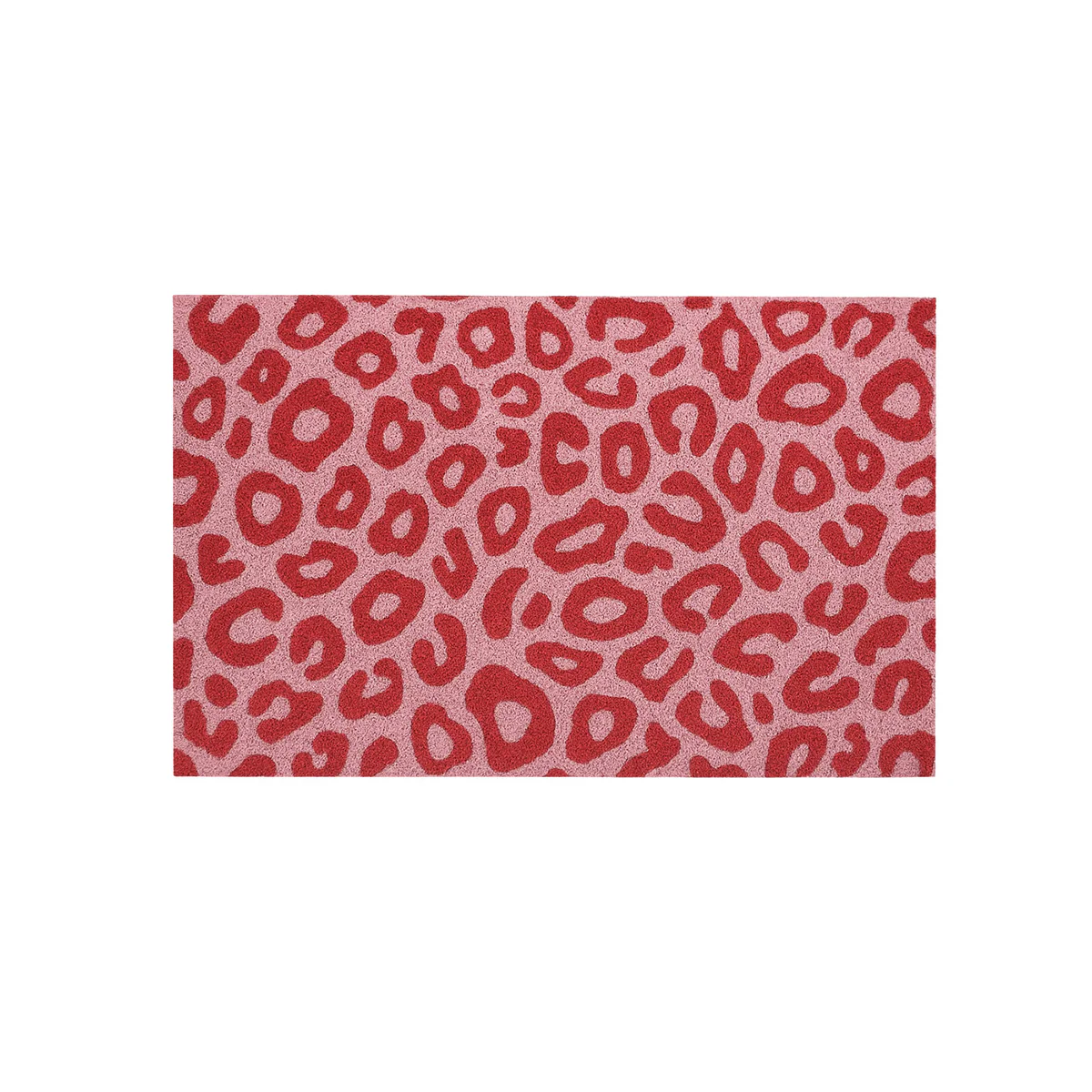 Pink Leopard Print Coir Door Mat - Image 4