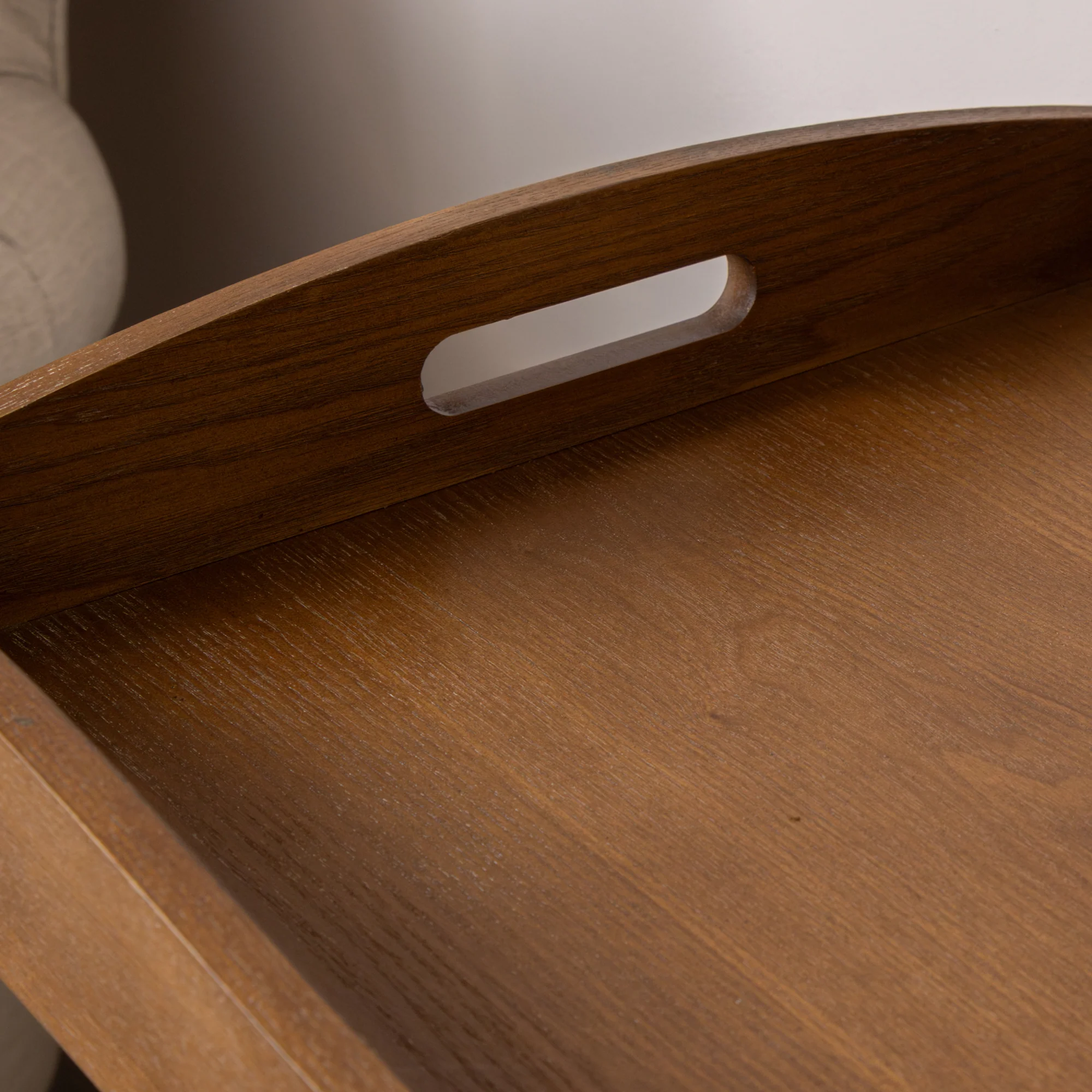Rectangular Wood Butler’s Tray Style Side Table - Ashwell Range - Image 3