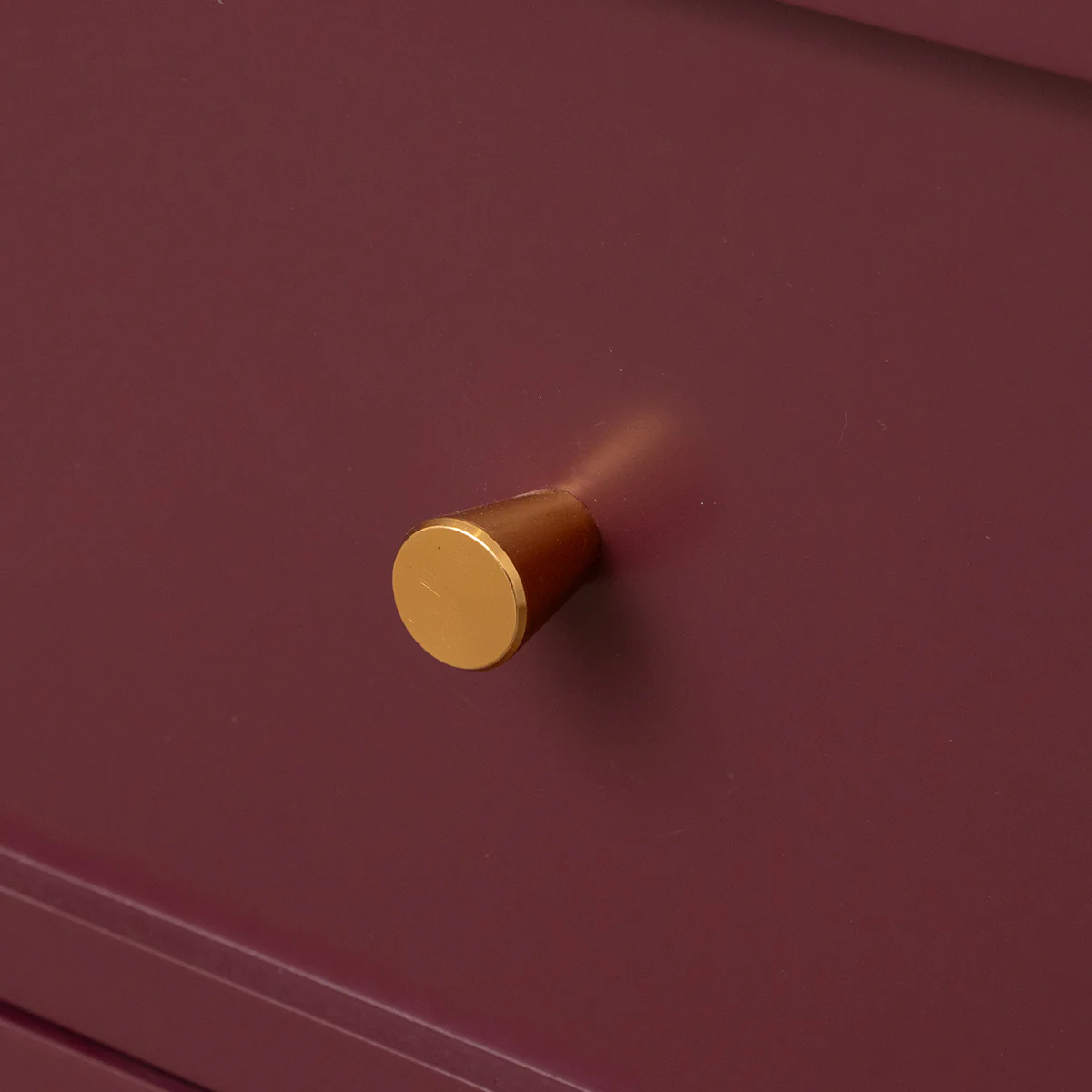 Wine Red Scalloped Storage Sideboard with One Drawer and Shelving - Staunton Wine Red Range - Image 6
