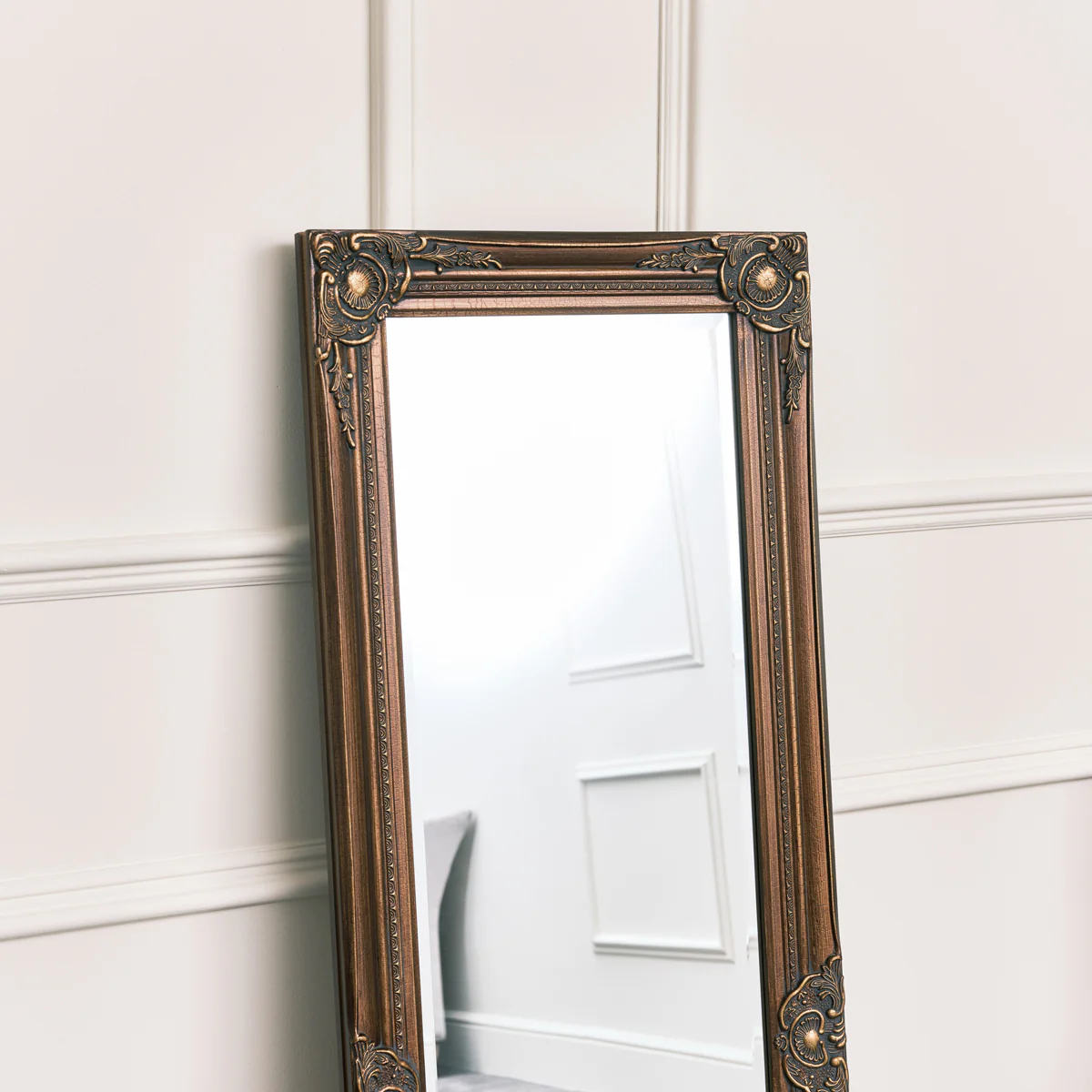 Tall Ornate Gold Wall Mirror 47cm x 142cm - Image 2