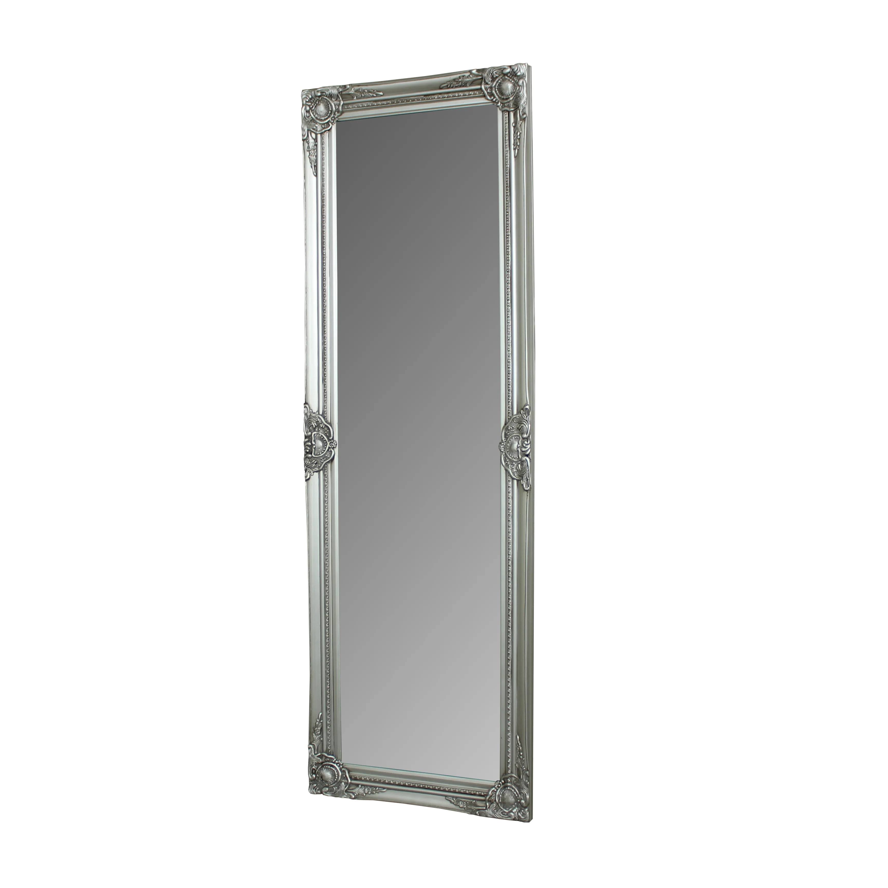 Tall Silver Ornate Mirror 47cm x 142cm - Image 6