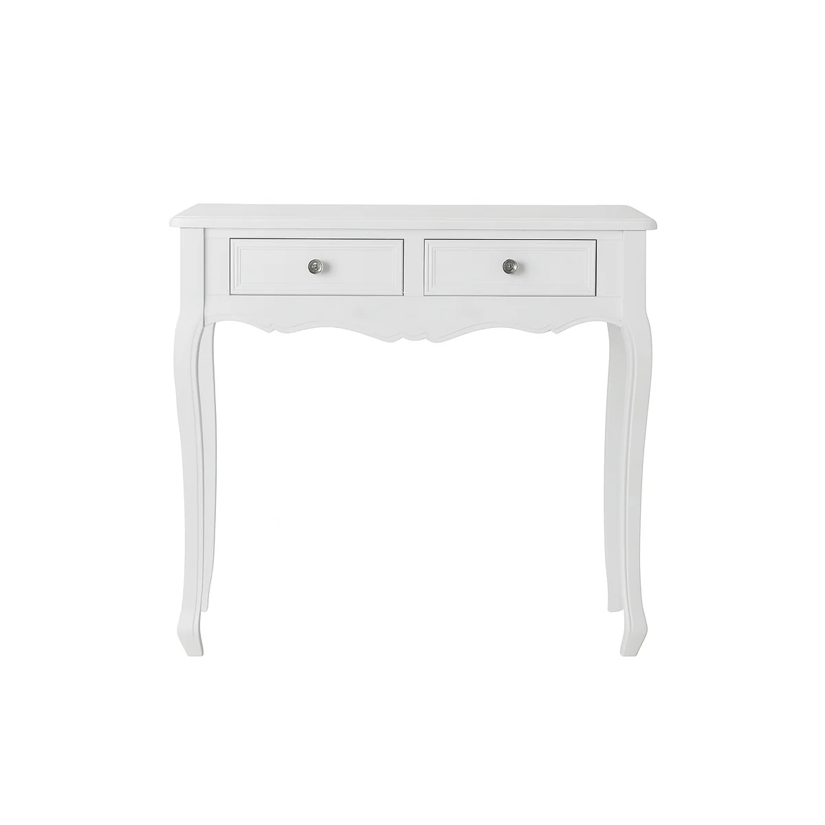 White Dressing Table, Mirror, Stool Set - Victoria Range - Image 12