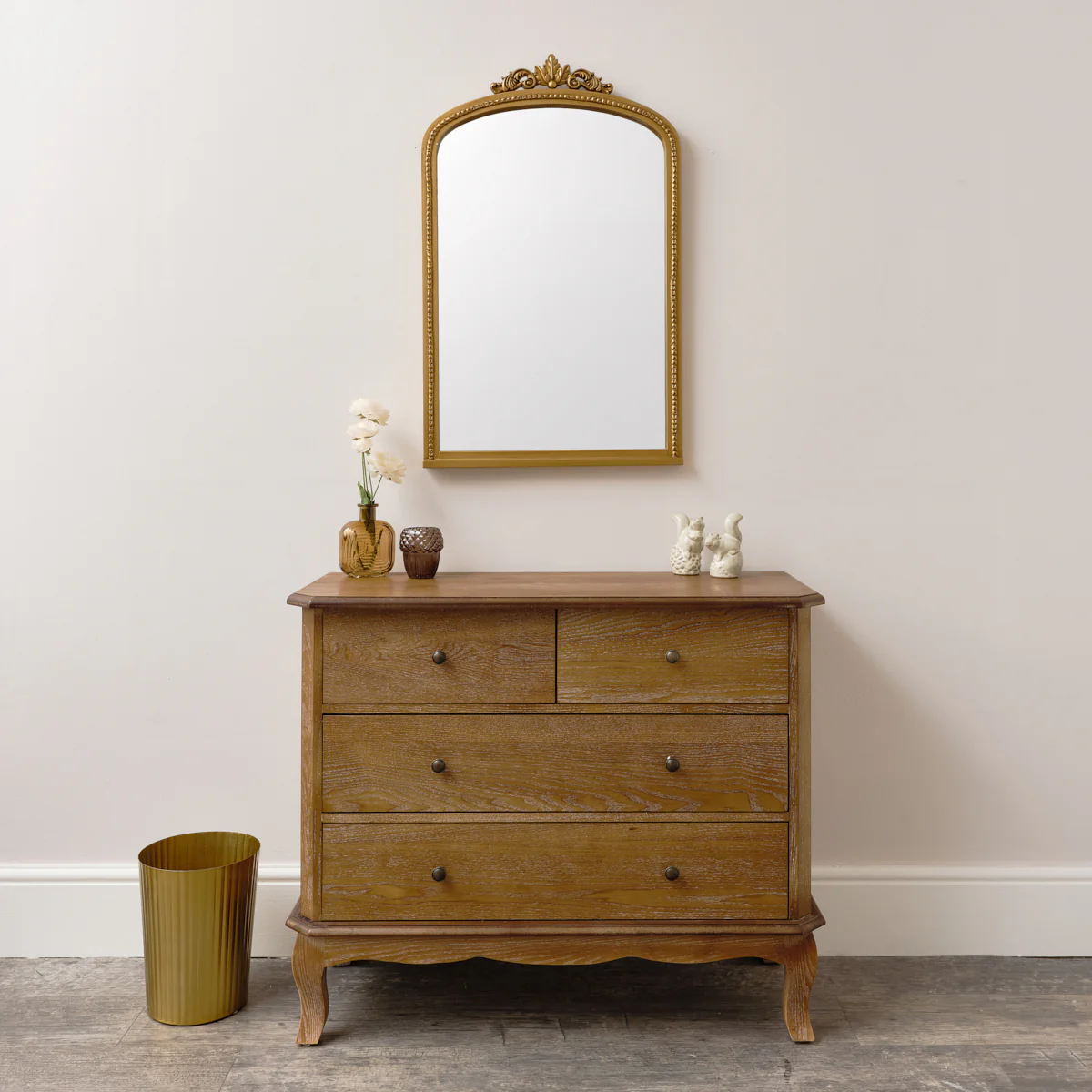 4 Drawer Dark Wood Chest of Drawers - Ashwell Range - Image 6