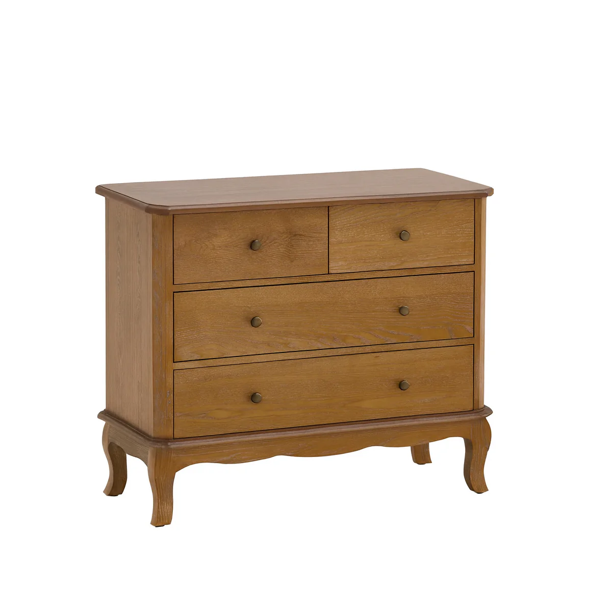 4 Drawer Dark Wood Chest of Drawers - Ashwell Range - Image 8
