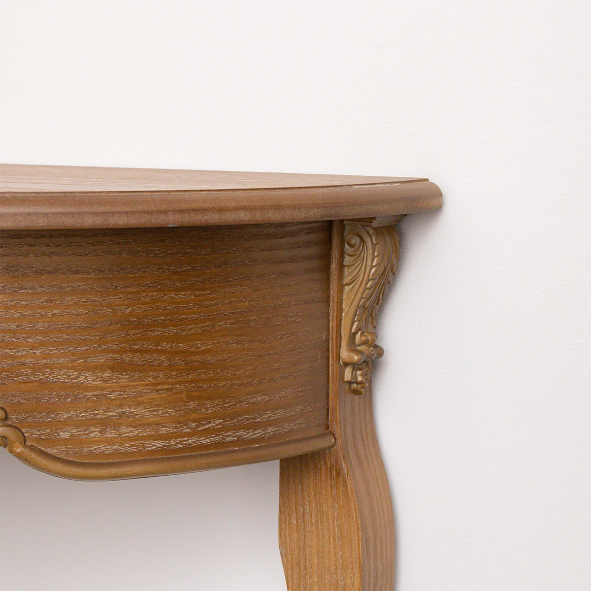 Wooden Half Moon Console Table - Pays Du Bois Range - Image 2